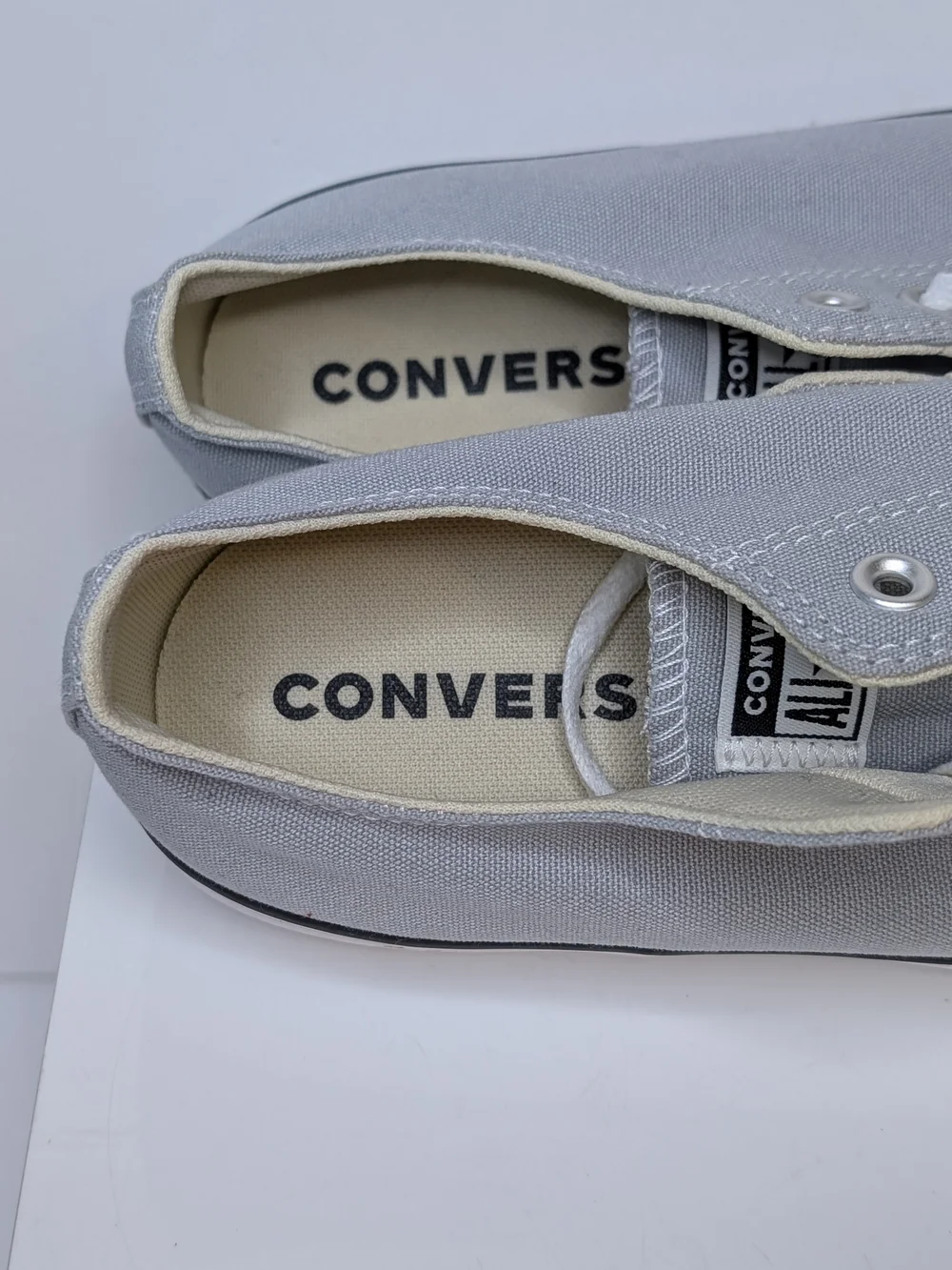 Converse All Star CT Men's 10 Women's 12 Light Gray Low Top Sneakers 166710F